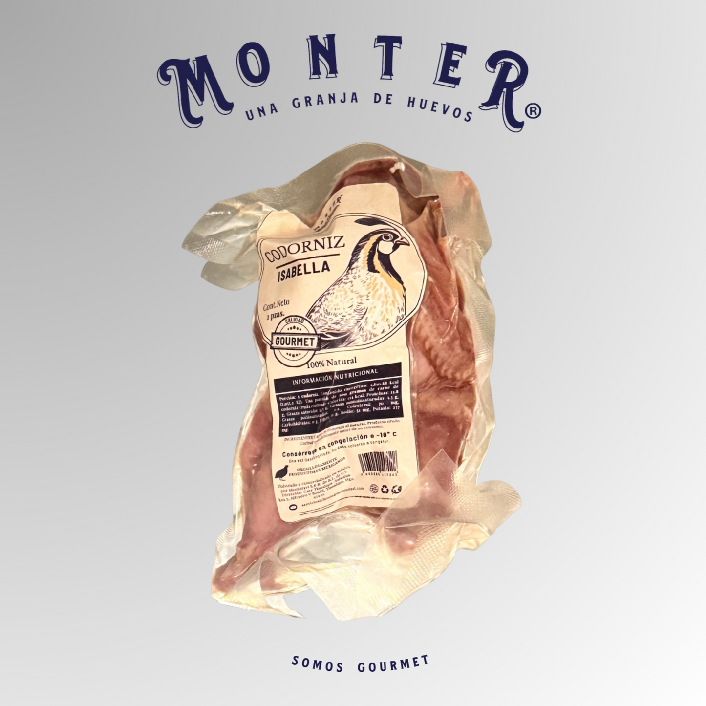 Carne de Codorniz Select Monter – 1 Pieza (Aprox. 250g)