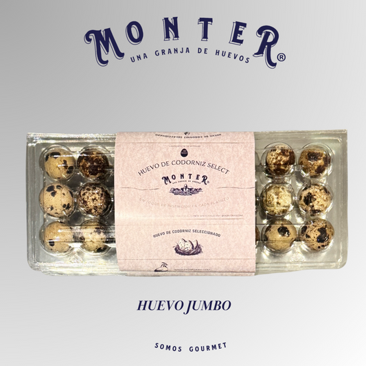 Huevo de Codorniz Select Monter – Empaque PET Rectangular 24 Unidades (Copia)